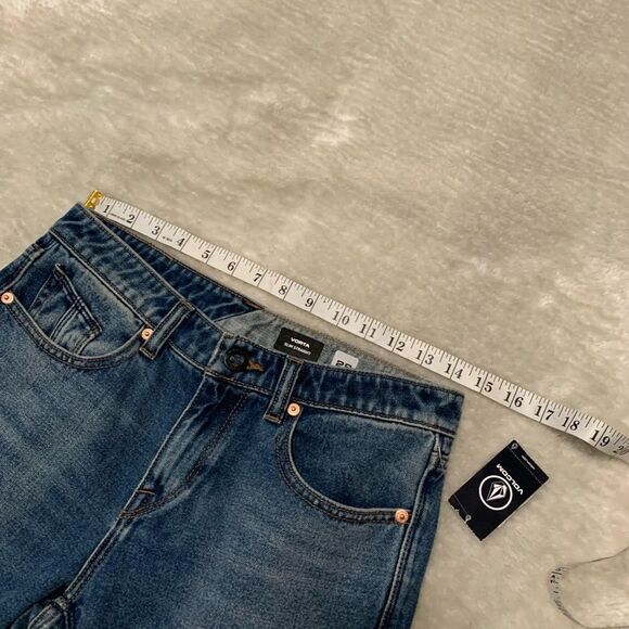 New Volcom Mens Denim Slim Fit Denim Jeans Youth 29x29 Pants - Picture 6 of 8